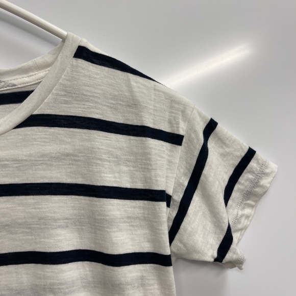 Madewell Whisper Striped Crew Neck‎ Tee Size XXS - Picture 3 of 8